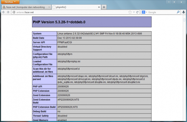 phpinfo-vpsme