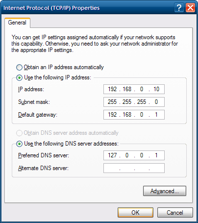 Tutorial DNSCrypt Untuk Windows – Setting DNS lokal