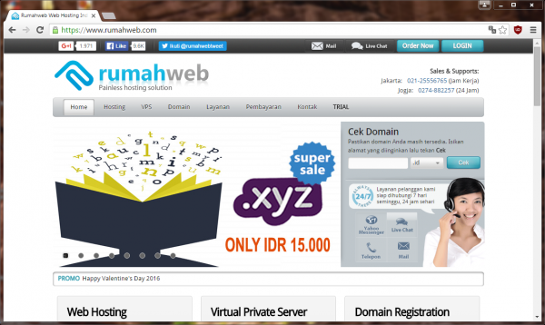 Review Rumahweb - Provider Web Hosting Indonesia